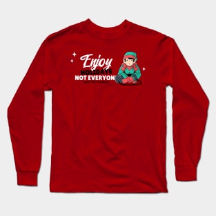 Happy Holidays Funny Christmas Elf Long Sleeve T-Shirt